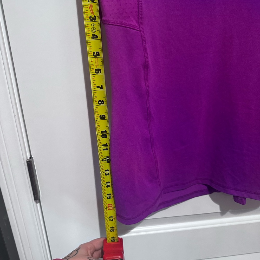 Champion C9 Purple Quarter Zip Athletic Pullover Lightweight Running Top LG - Picture 11 of 11